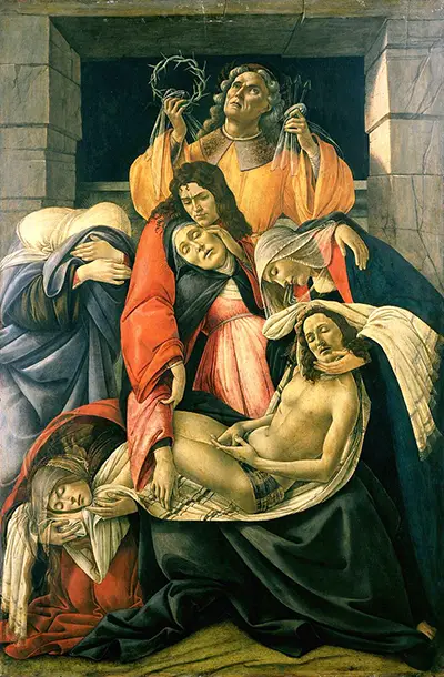 Lamentation over the Dead Christ (Milan Pieta) Sandro Botticelli